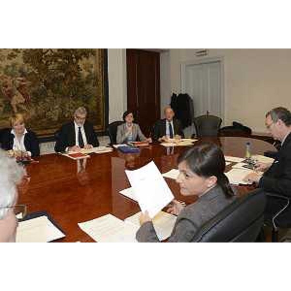 Debora Serracchiani (Presidente Regione Friuli Venezia Giulia) presiede la riunione della Giunta regionale - Trieste 28/10/2016