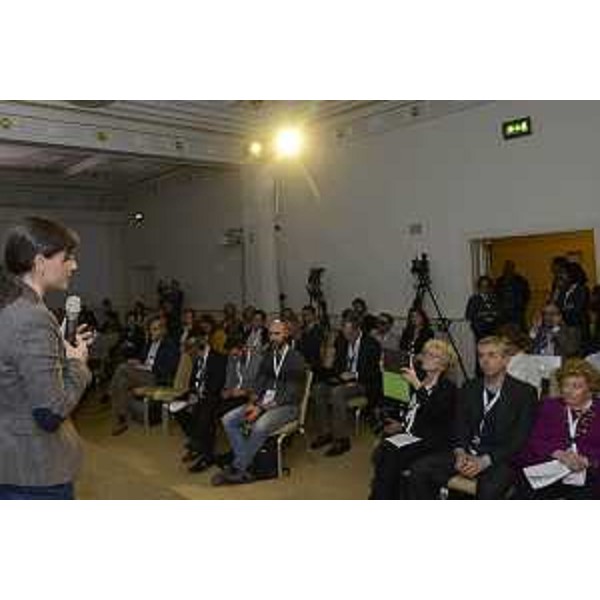 Debora Serracchiani (Presidente Regione Friuli Venezia Giulia) alla conferenza "State of the Net 2016" allo Starhotels Savoia Excelsior Palace - Trieste 28/10/2016