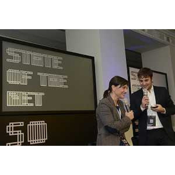 Debora Serracchiani (Presidente Regione Friuli Venezia Giulia) alla conferenza "State of the Net 2016" allo Starhotels Savoia Excelsior Palace - Trieste 28/10/2016