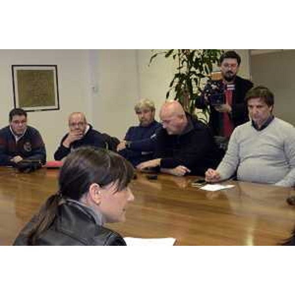 Debora Serracchiani (Presidente Regione Friuli Venezia Giulia) incontra rappresentanti sindacali di Fincantieri - Udine 04/11/2016