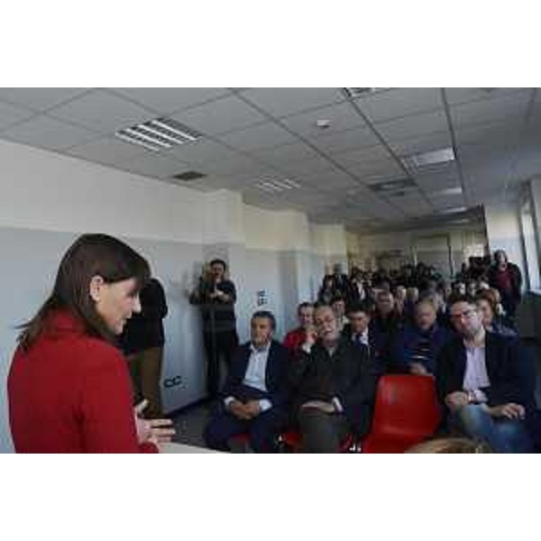 Debora Serracchiani (Presidente Regione Friuli Venezia Giulia) interviene all'inaugurazione del Centro di Assistenza Primaria (CAP), presso il Distretto sanitario - Grado 07/11/2016