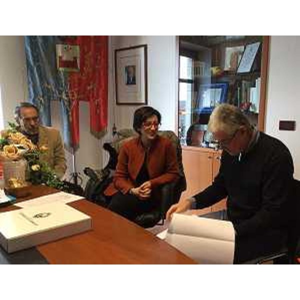 Sara Vito (Assessore regionale Ambiente ed Energia) in Municipio - Cassacco 09/11/2016