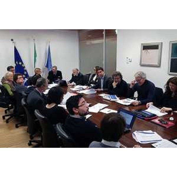 Sergio Bolzonello (Vicepresidente Regione FVG e assessore Attività produttive, Turismo e Cooperazione) al Tavolo di partenariato dell'area di crisi diffusa Area 107.3 c) estesa al Distretto della Sedia - Udine 09/11/2016