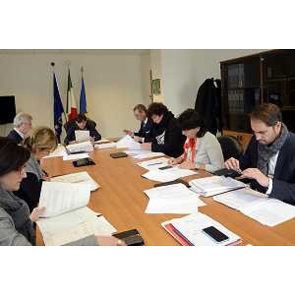 Debora Serracchiani (Presidente Regione Friuli Venezia Giulia) presiede la riunione della Giunta regionale - Tolmezzo 11/11/2016