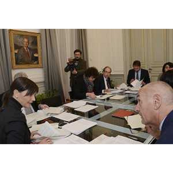 Debora Serracchiani (Presidente Regione Friuli Venezia Giulia) presiede la riunione della Giunta - Trieste 14/11/2016