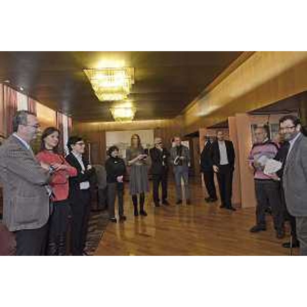 Sergio Bolzonello (Vicepresidente Regione FVG e assessore Attività produttive, Turismo e Cooperazione) all'inaugurazione della mostra fotografica "Cjargne Carnia (1960-1975)" di Giovanni Edoardo Nogaro, in Consiglio regionale - Trieste 22/11/2016