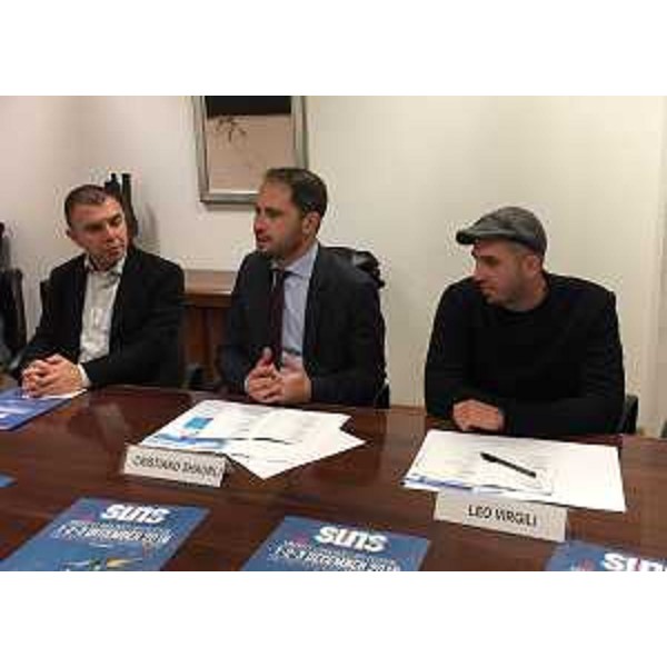 Lorenzo Fabbro (Presidente ARLeF), Cristiano Shaurli (Assessore regionale Risorse agricole e forestali) e Leo Virgili (Direttore artistico Festival Suns) alla presentazione del Festival Suns Europe - Udine 23/11/2016