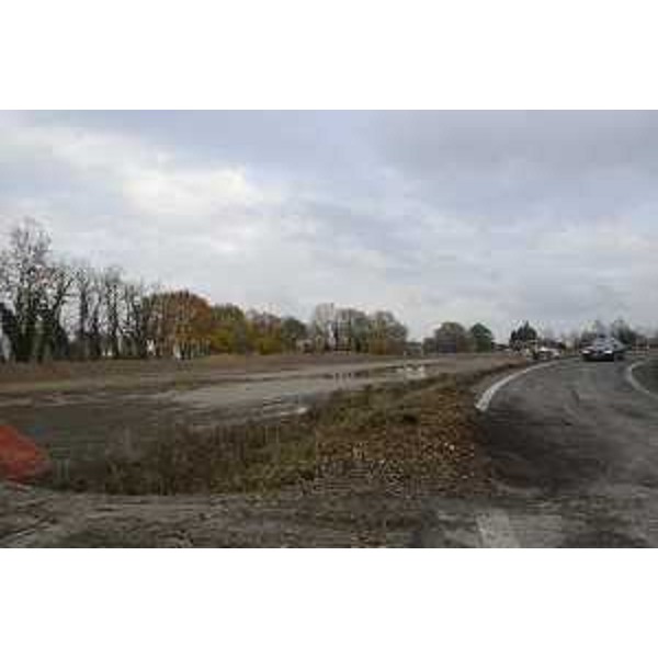 Cantiere dei lavori del terzo lotto della terza corsia dell'Autostrada A4, tratto Alvisopoli-Gonars - Ronchis (UD) 23/11/2016