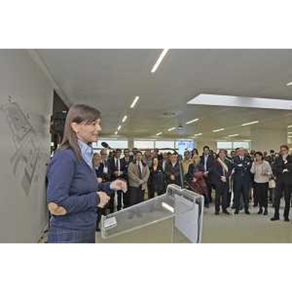 Debora Serracchiani (Presidente Regione Friuli Venezia Giulia) all'inaugurazione della nuova area partenze "Trieste Airport" all'Aeroporto Friuli Venezia Giulia - Ronchi dei Legionari 25/11/2016
