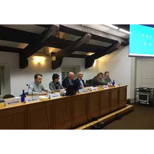 Sara Vito (Assessore regionale Ambiente ed Energia) al convegno "La risposta del PRFV alla dispersione idrica nella Regione Friuli Venezia Giulia", promosso da Confindustria Udine con Rete d'impresa Together for Tomorrow e Università di Udine, a Palazzo Torriani - Udine 28/11/2016