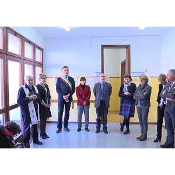 Renato Carlantoni (Sindaco Tarvisio), Debora Serracchiani (Presidente Regione Friuli Venezia Giulia), Pierpaolo Benetollo (Direttore generale AAS n. 3) e Maria Sandra Telesca (Assessore regionale Salute) all'inaugurazione del Centro di Assistenza Primaria (CAP) di montagna 2.1 sede di Tarvisio - 30/11/2016