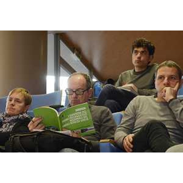 Pubblico al convegno "Piano Paesaggistico Regionale (PPR) del Friuli Venezia Giulia. Contenuti e strumenti di consultazione", nell'Auditorium Comelli della Regione FVG - Udine 01/12/2016