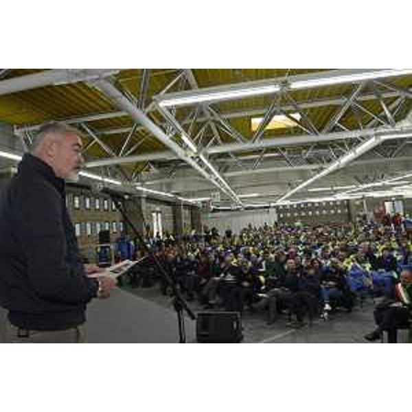 Paolo Panontin (Assessore regionale Protezione civile FVG) interviene alla XVIII edizione della Giornata del Volontario di Protezione civile, nel quartiere di Udine e Gorizia Fiere - Torreano di Martignacco 03/12/2016