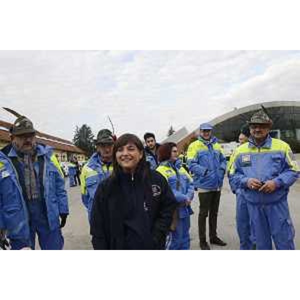 Debora Serracchiani (Presidente Regione Friuli Venezia Giulia) alla XVIII edizione della Giornata del Volontario di Protezione civile, nel quartiere di Udine e Gorizia Fiere - Torreano di Martignacco 03/12/2016