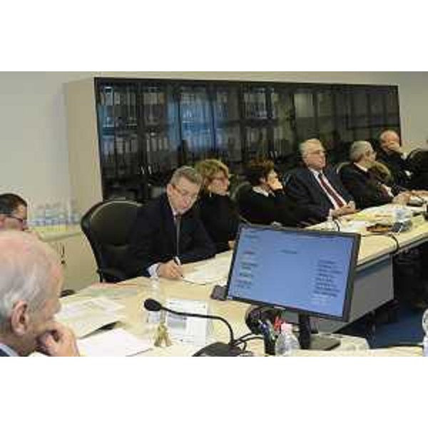 Adriano Marcolongo (Direttore centrale Salute Regione FVG) e Maria Sandra Telesca (Assessore regionale Salute, Integrazione socio-sanitaria, Politiche sociali e Famiglia) alla riunione del Consiglio delle Autonomie Locali (CAL) - Udine 12/12/2016