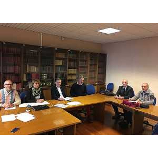 Maria Sandra Telesca (Assessore regionale Salute, Integrazione socio-sanitaria, Politiche sociali e Famiglia) e Adriano Marcolongo (Direttore centrale Salute Regione FVG) con rappresentanti regionali dei pediatri di libera scelta e dei medici di Medicina generale - Trieste 13/12/2016