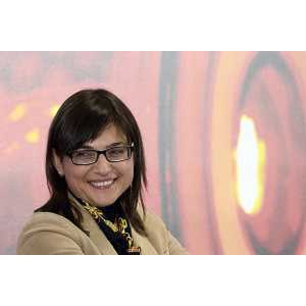 Debora Serracchiani (Presidente Regione Friuli Venezia Giulia) all'inaugurazione del nuovo padiglione Rear Lamps della Magneti Marelli Automotive Lighting - Tolmezzo 13/12/2016