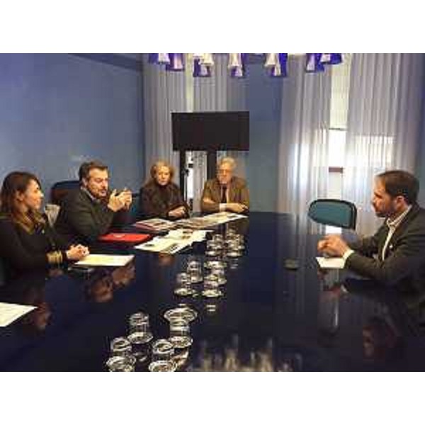 Cristiano Shaurli (Assessore regionale Risorse agricole e forestali) incontra i soggetti firmatari del Protocollo di intesa per la candidatura del territorio Collio/Brda a sito UNESCO - Trieste dicembre 2016