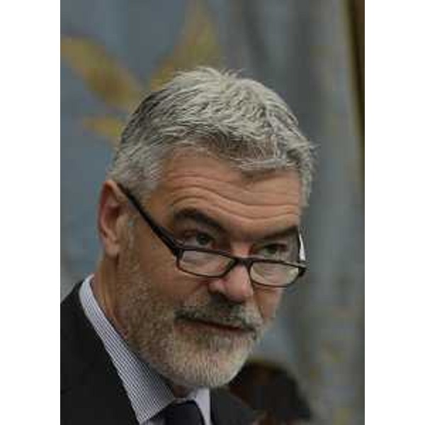Paolo Panontin (Assessore regionale Autonomie locali e Coordinamento Riforme, Comparto unico, Sistemi informativi, Caccia e Risorse ittiche, delegato Protezione civile) nell'Aula del Consiglio regionale - Trieste 20/12/2016