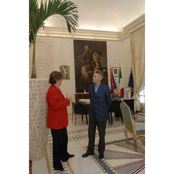 Riccardo Illy (Presidente Regione Friuli Venezia Giulia) incontra Mercedes Bresso (Presidente Regione Piemonte) (Torino, 28/11/05)