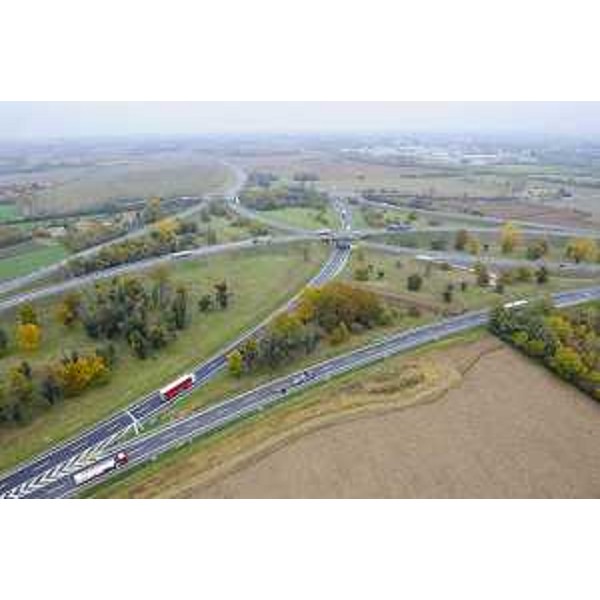 Autostrada A4: snodo di Palmanova (Foto Petrussi Diego Copyright)
