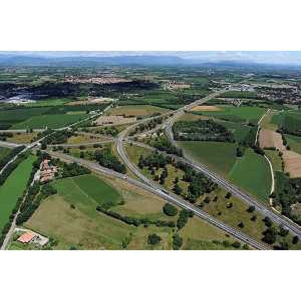 Autostrada A4: snodo di Palmanova (Foto Petrussi Diego Copyright)