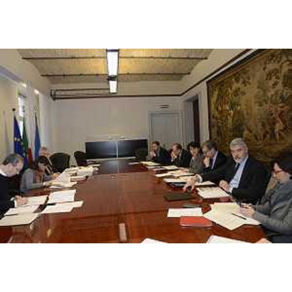 Riunione della Giunta presieduta da Debora Serracchiani (Presidente Regione Friuli Venezia Giulia) - Trieste 29/12/2016
