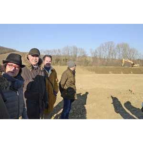 Sara Vito (Assessore regionale Ambiente ed Energia) durante il sopralluogo al territorio comunale - Dolegna del Collio 11/01/2017