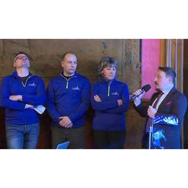 Vincenzo Zoccano (Presidente Consulta regionale Associazioni persone disabili e loro famiglie FVG) alla presentazione dei Campionati mondiali di Sci alpino paralimpico (Tarvisio 22-31 gennaio 2017), nella sede di rappresentanza della Regione FVG - Roma 12/01/2017