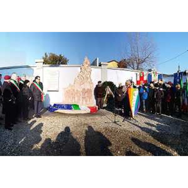 Celebrazione dell'eccidio di dieci partigiani fucilati tra il 1944 e il 1945 - Pordenone 14/01/2017