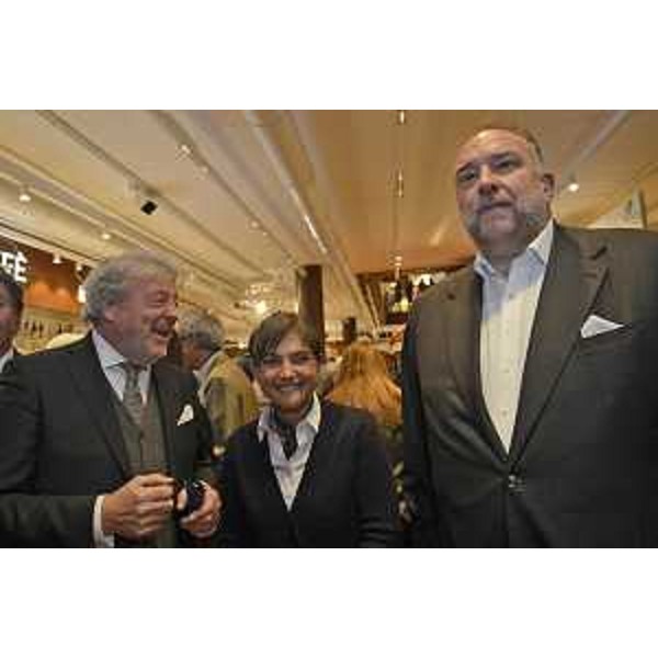 Antonio Paoletti (Presidente Camera di Commercio Venezia Giulia), Debora Serracchiani (Presidente Regione Friuli Venezia Giulia) e Roberto Cosolini all'inaugurazione dello store di Eataly - Trieste 16/01/2017