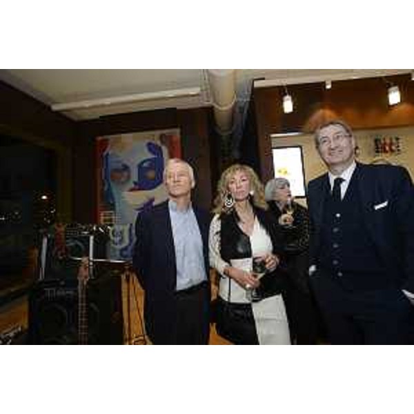 Riccardo e Rossana Illy e Sergio Bolzonello (Vicepresidente Regione FVG e assessore Attività produttive, Turismo e Cooperazione) all'inaugurazione dello store di Eataly - Trieste 16/01/2017