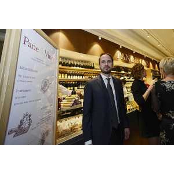 Cristiano Shaurli (Assessore regionale Risorse agricole e forestali) all'inaugurazione dello store di Eataly - Trieste 16/01/2017