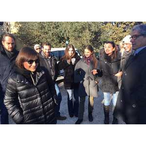 Cristiano Shaurli (Assessore regionale Risorse agricole e forestali) e Debora Serracchiani (Presidente Regione Friuli Venezia Giulia) visitano l'Azienda agricola Zoff Agriturismo Borg da Ocjs - Borgnano Cormons (GO) 20/01/2017
