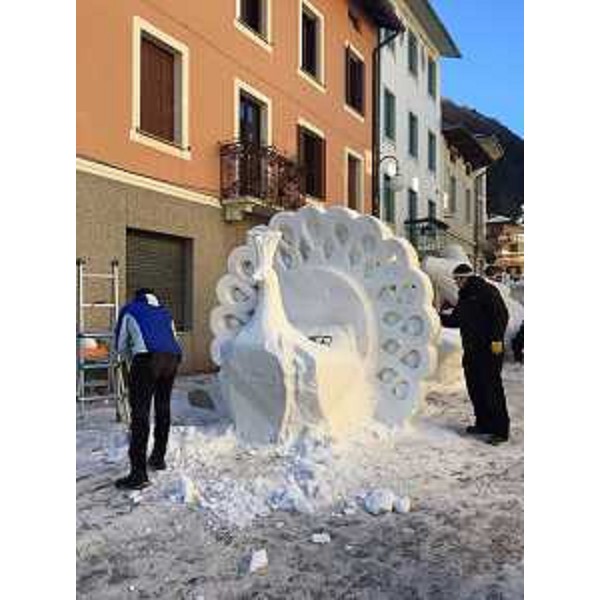 La seconda edizione di Snow Art - Pontebba 22/01/2017