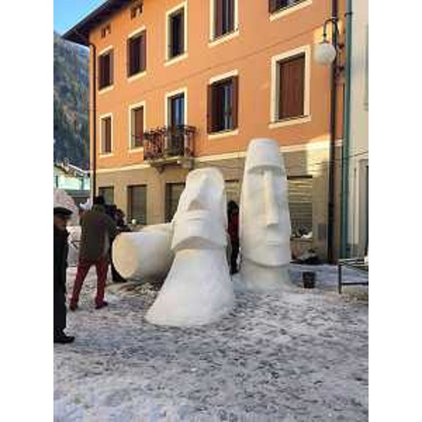La seconda edizione di Snow Art - Pontebba 22/01/2017