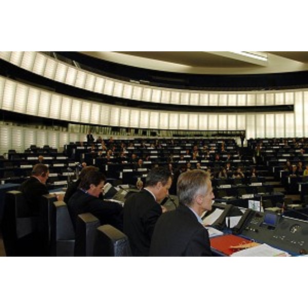 Riccardo Illy (Presidente Regione Friuli Venezia Giulia) e Jakoucic ad assemblea ARE (Strasburgo, 24/11/05)