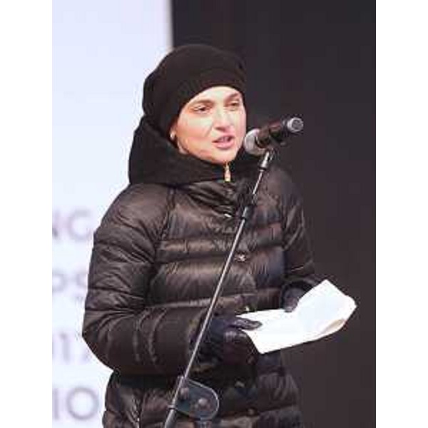 Debora Serracchiani (Presidente Regione Friuli Venezia Giulia) all'inaugurazione dei World Para Alpine Skiing Championships - Tarvisio 22/01/2017 (Foto Andrea Carloni)