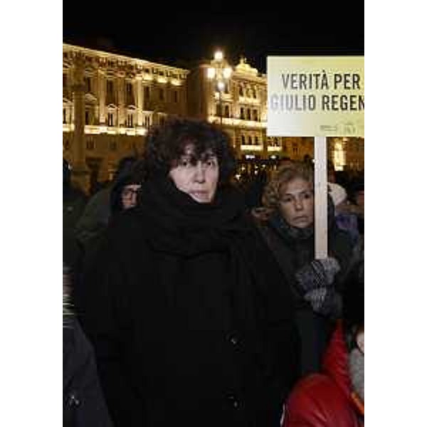 Loredana Panariti (Assessore regionale Lavoro, Formazione, Istruzione, Pari Opportunità, Politiche giovanili, Ricerca e Università) alla manifestazione di richiesta di verità e giustizia per Giulio Regeni a un anno di distanza dalla sua scomparsa - Trieste 25/01/2017