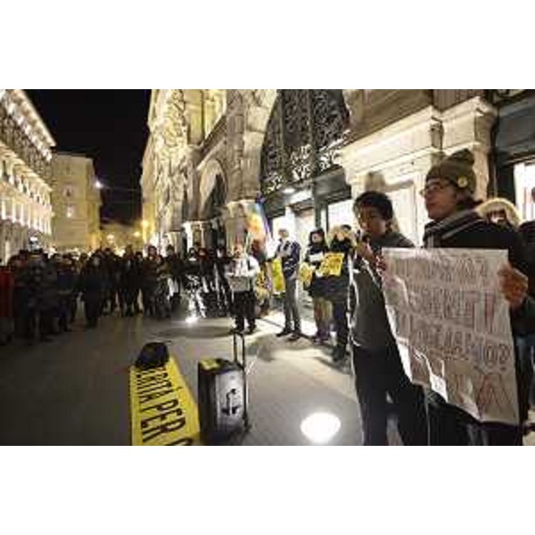 Manifestazione di richiesta di verità e giustizia per Giulio Regeni a un anno di distanza dalla sua scomparsa - Trieste 25/01/2017