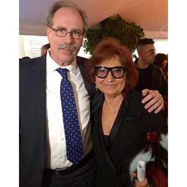 Gianni Torrenti (Assessore regionale Cultura, Sport e Solidarietà) e Giannola Nonino alle premiazioni del Premio Nonino - Ronchi di Percoto 28/01/2017