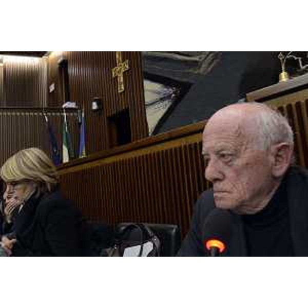 Franco Rotelli (Presidente III Commissione consiliare Sanità e Politiche sociali) all'incontro "OPG: fine di una storia, il completamento della deistituzionalizzazione manicomiale in Italia (1876-2017)", in Consiglio regionale - Trieste 27/01/2017