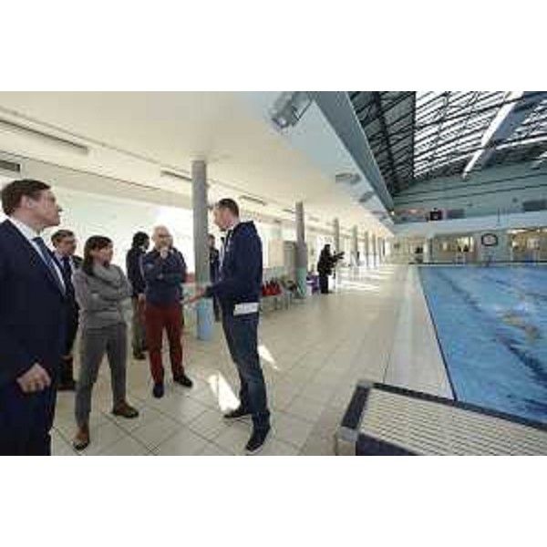 Visita di Debora Serracchiani (Presidente Regione Friuli Venezia Giulia) alla Piscina di San Giovanni gestita dalla Pallanuoto Trieste - Trieste 30/01/2017