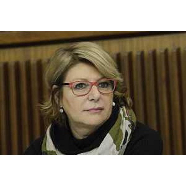 Maria Sandra Telesca (Assessore regionale Salute, Integrazione socio-sanitaria, Politiche sociali e Famiglia) nell'Aula del Consiglio regionale - Trieste 31/01/2017