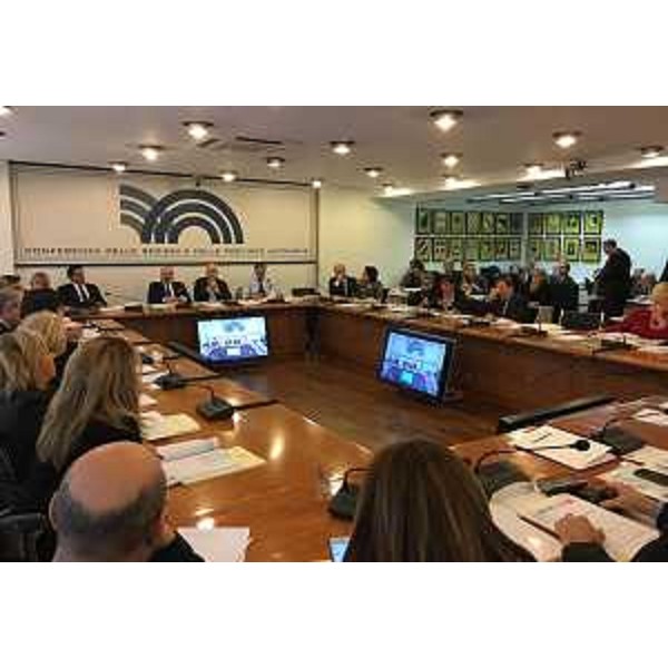 Debora Serracchiani (Presidente Regione Friuli Venezia Giulia) durante la seduta della Conferenza delle Regioni e delle Province autonome - Roma 02/02/2017