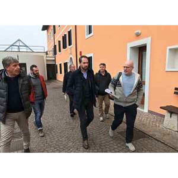 Cristiano Shaurli (Assessore regionale Risorse agricole e forestali) visita l'Associazione La Viarte onlus - Santa Maria la Longa 02/02/2017