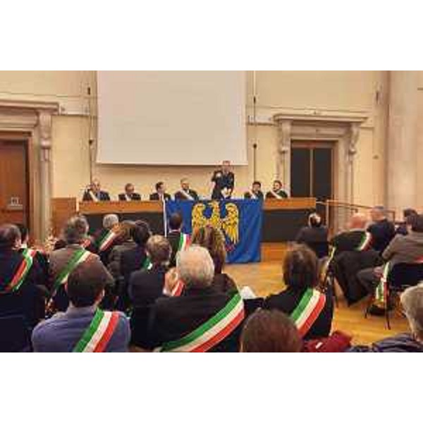 Sergio Bolzonello (Vicepresidente Regione FVG e assessore Attività produttive, Turismo e Cooperazione) alla prima assemblea generale della Comunità linguistica friulana - Udine 04/02/2017