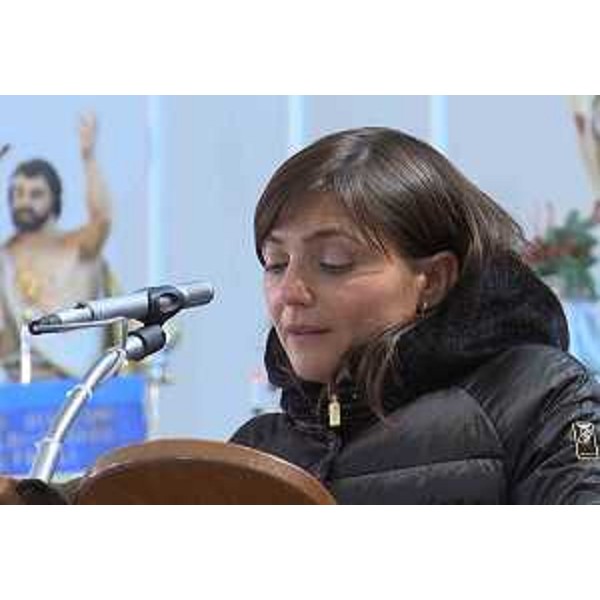 Debora Serracchiani (Presidente Regione Friuli Venezia Giulia) alle commemorazioni dell'eccidio di Porzus - Faedis 05/02/2017