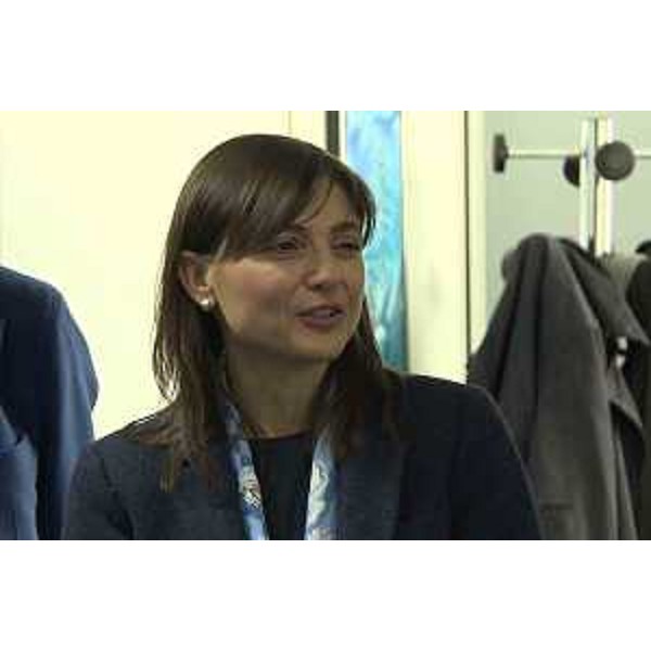 Debora Serracchiani (Presidente Regione Friuli Venezia Giulia) all'incontro con i vertici di Bluenergy Group S.p.A. - Udine 06/02/2017