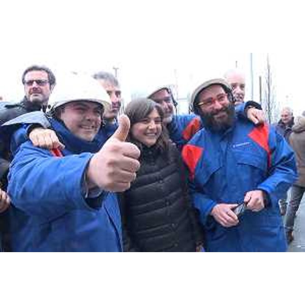 Debora Serracchiani (Presidente Regione Friuli Venezia Giulia) all'inaugurazione della sede di e-distribuzione, Società del Gruppo Enel, per la zona Udine-Monfalcone, in viale Venezia - Udine 06/02/2017